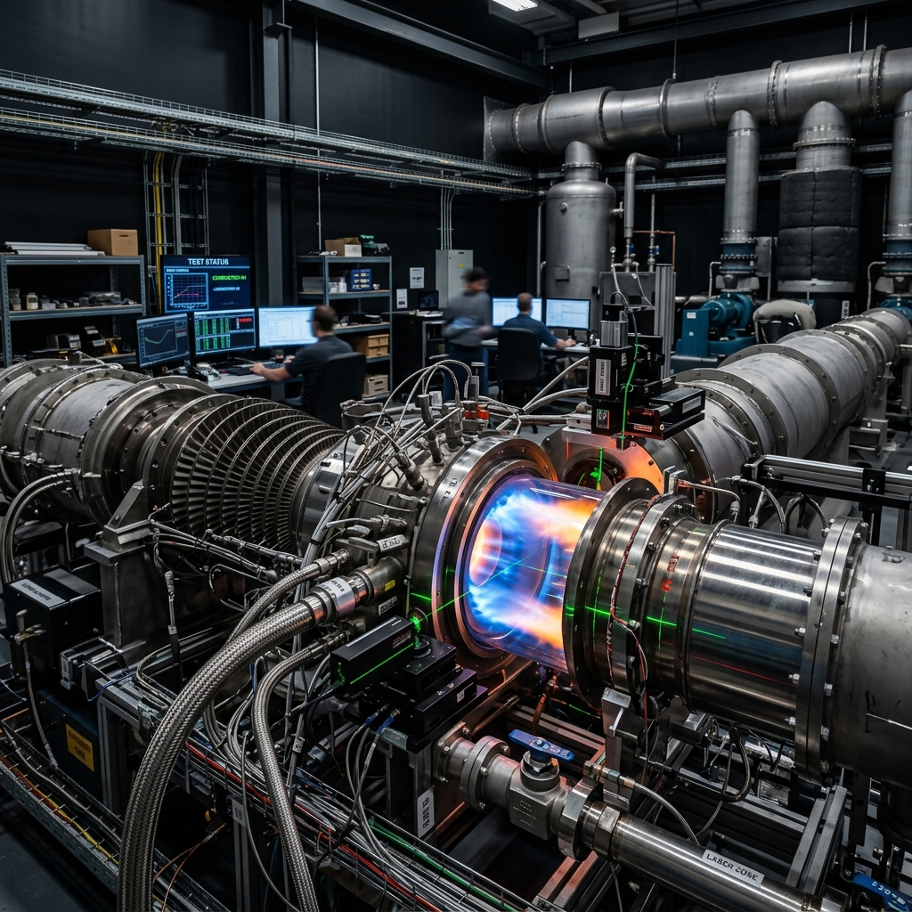 1. Component-Level Rig Testing (Compressor, Combustor, Turbine & Fan)
