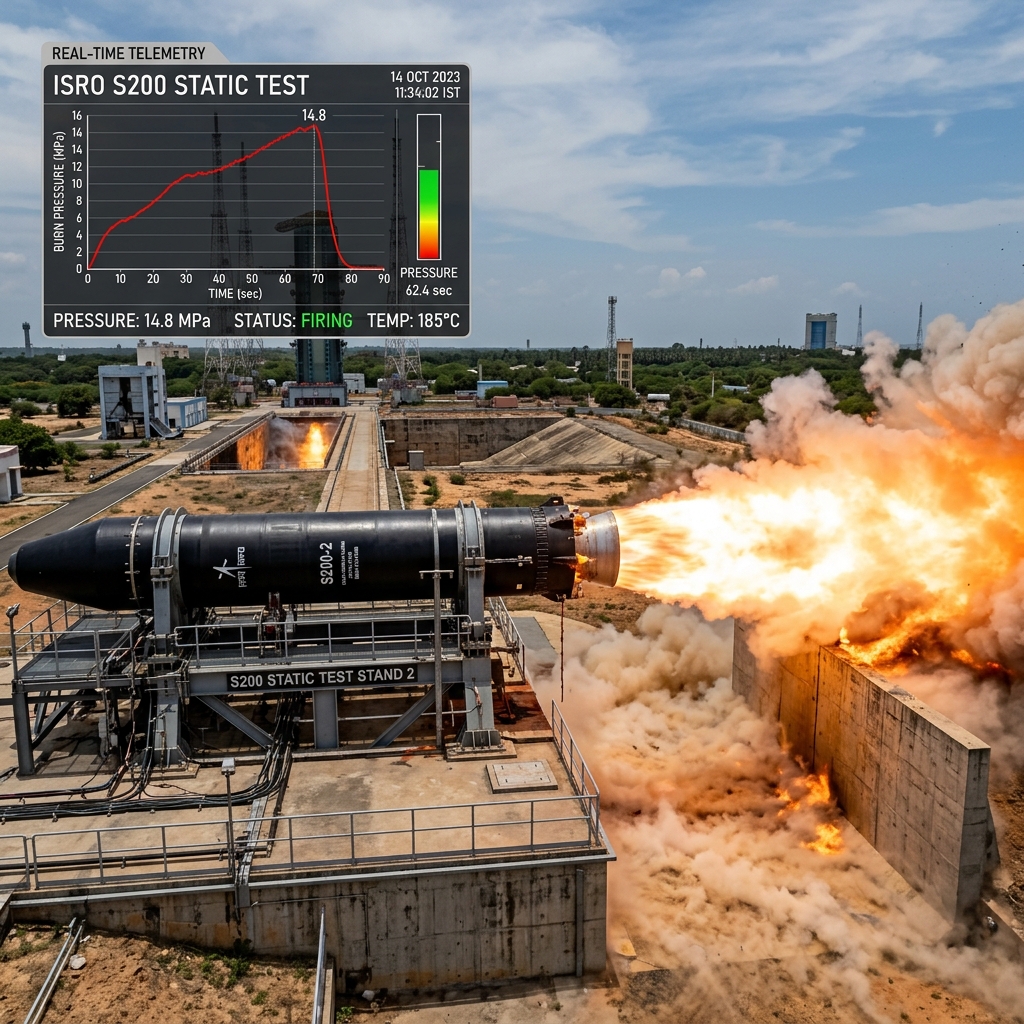 ISRO 1. Solid Motor Testing (SHAR STEX Complex)
